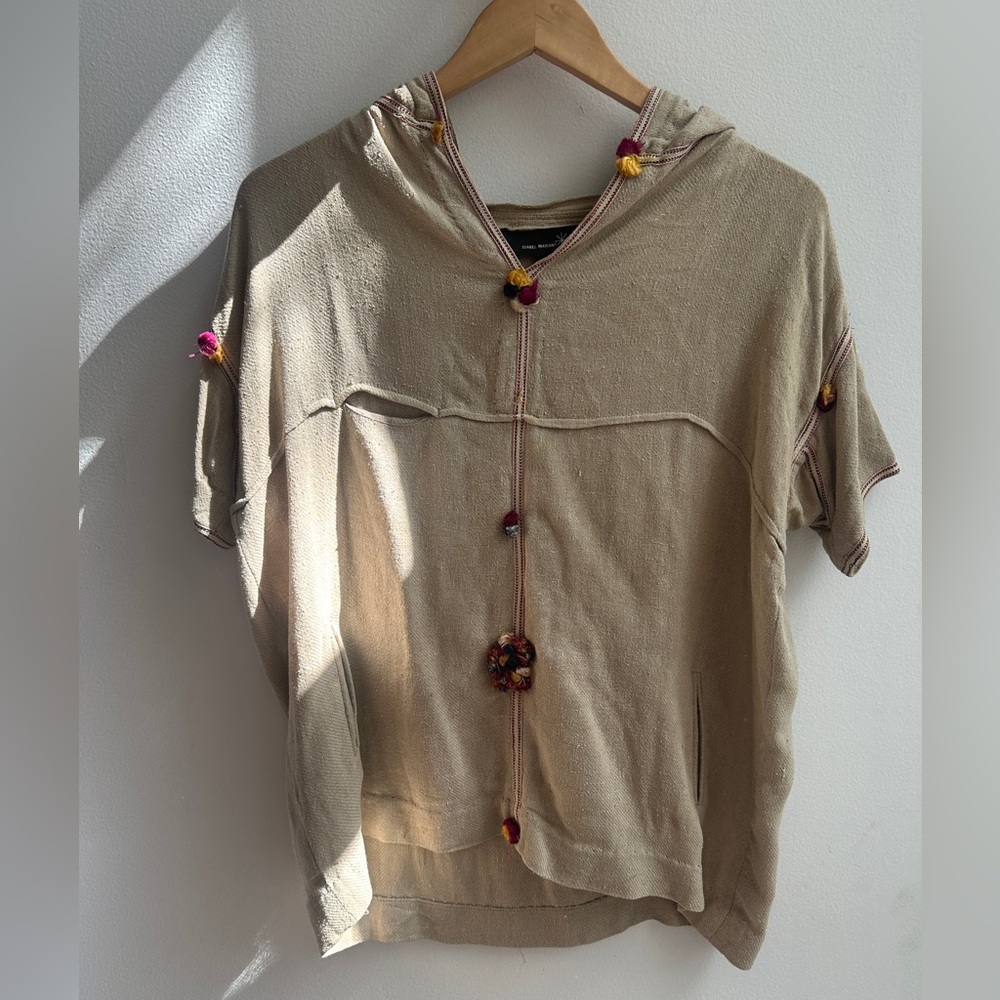 Isabel marant noil silk top size 1